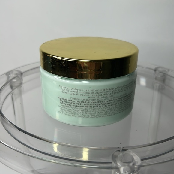 KEDMA Body Butter Kiwi with Dead Sea Minerals & Cocoa Seed Butter 8.8oz NEW - Picture 4 of 8